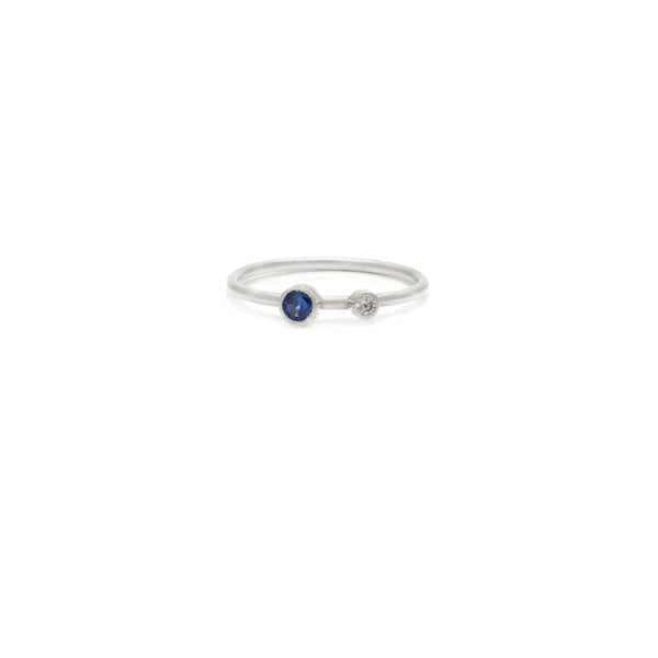 2 Stone Ring - Small Cubic Zirconia