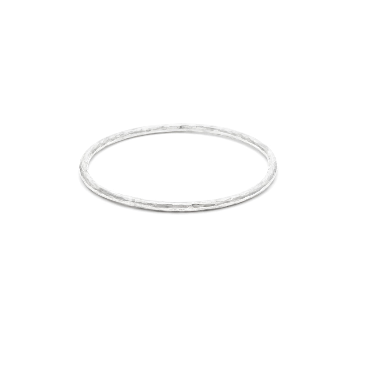 【20/80】STERLING SILVER ID BANGLE 3mm 20/80 / STERLING SILVER ID BANGLE 3mm width | castlerock