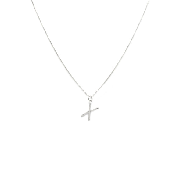 Alphabet Pendant 'X'
