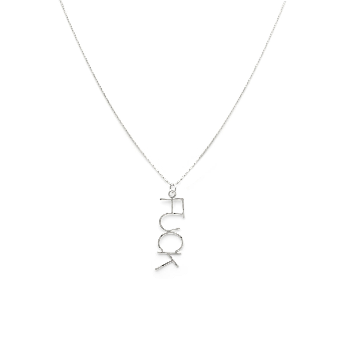 FUCK Necklace – Laughing Sparrow Retail