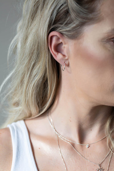 Full Hoop Sleeper Earrings