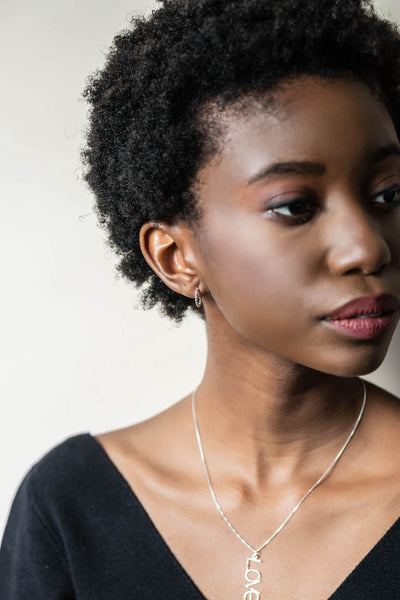 Bead Hoop Earrings