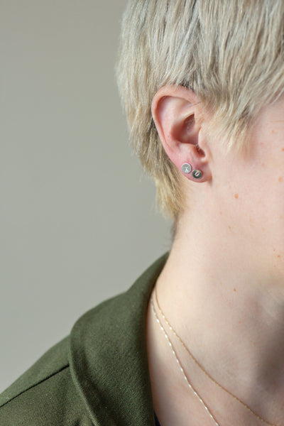 Tiny XO Disk Studs