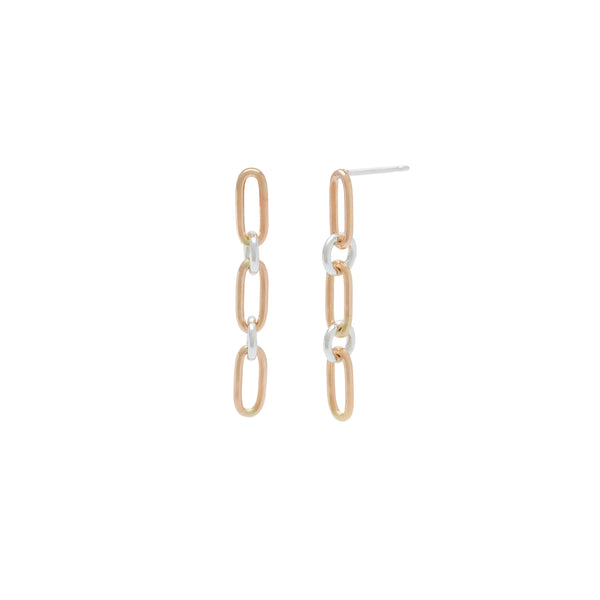 Medium Link Chain Earrings