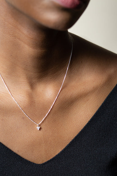 Cubic Zirconia Cluster Pendant