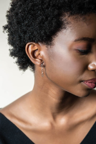 Medium Link Chain Earrings