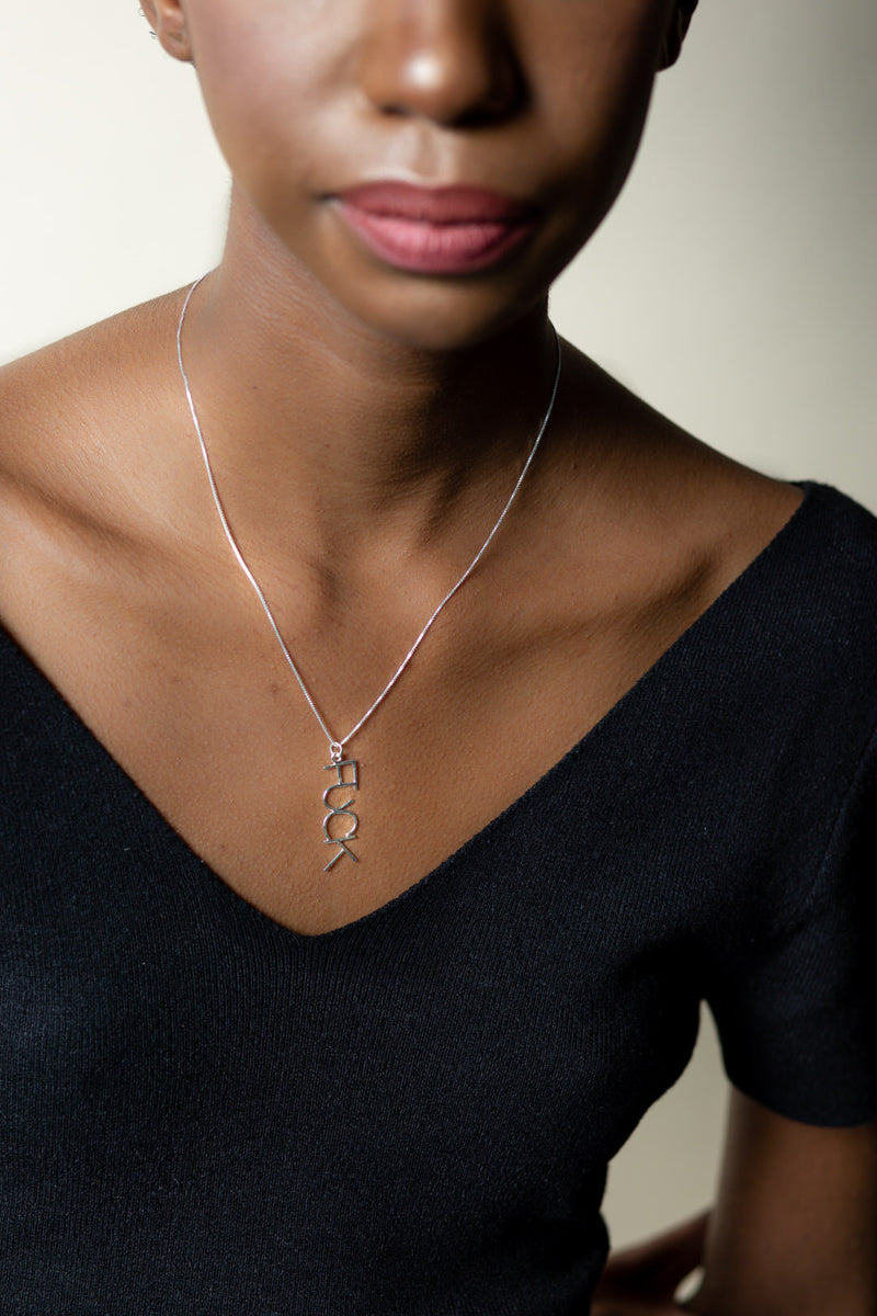 FUCK Necklace – Laughing Sparrow Retail