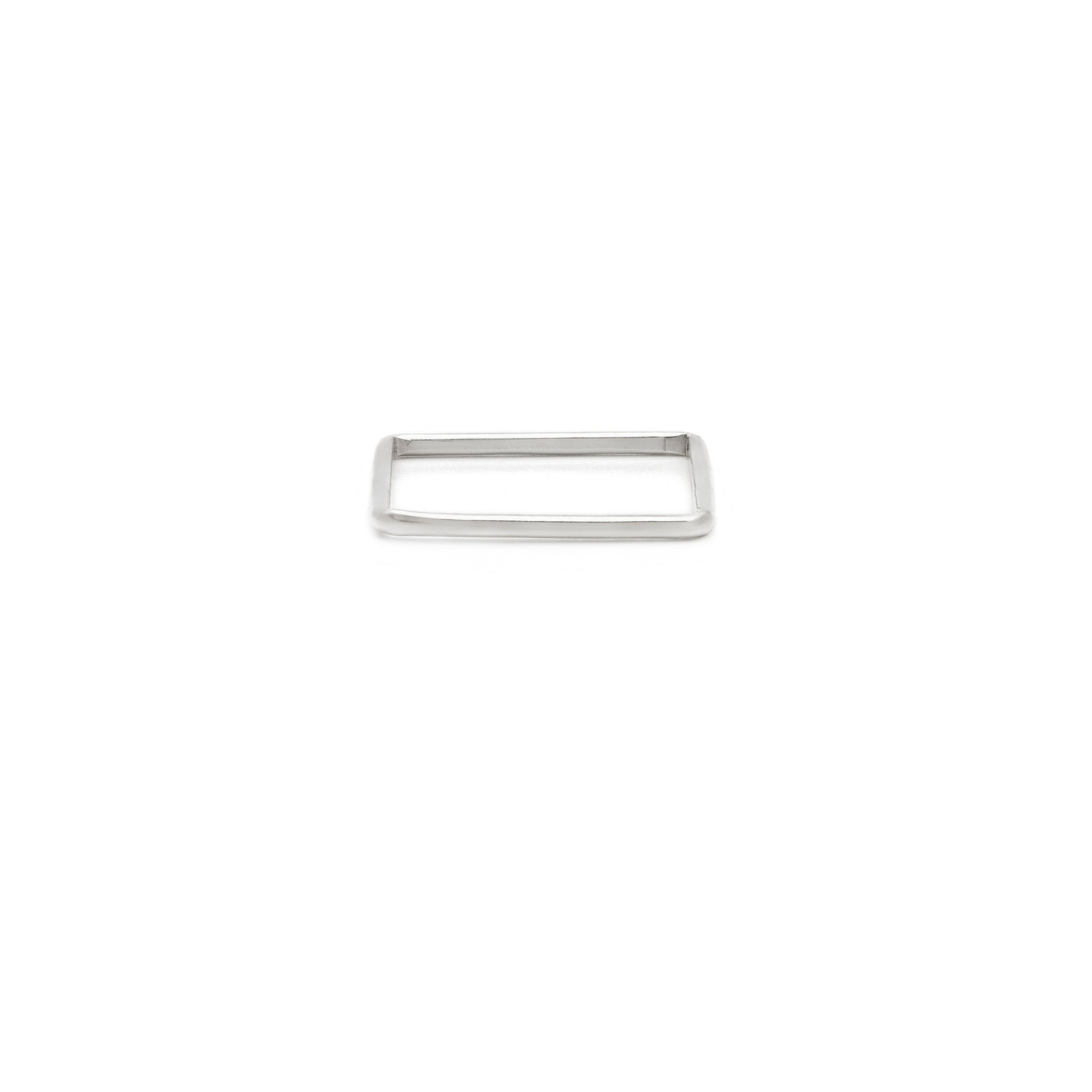 Square Stackers - Sterling Silver
