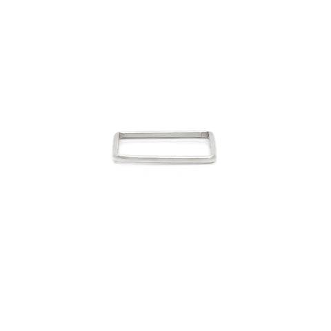 Square Stackers - Sterling Silver