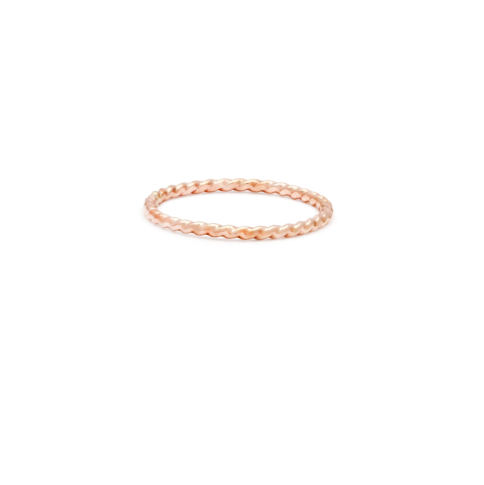 Simple Stackers - Rose Gold Filled Rope