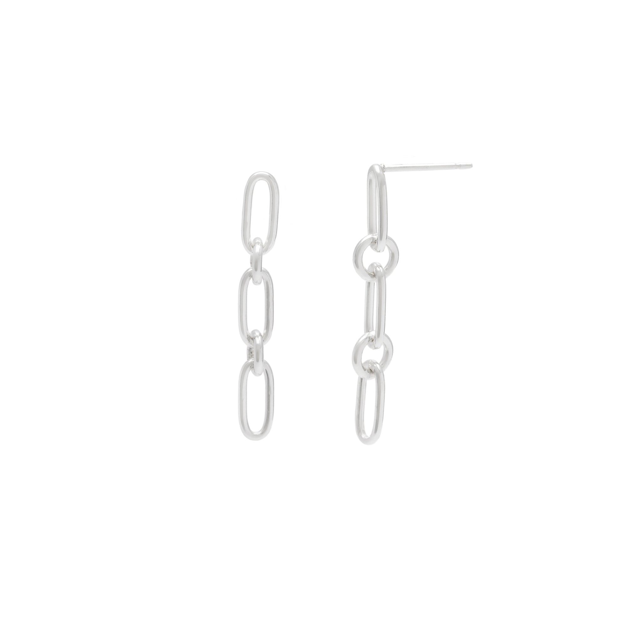 Medium Link Chain Earrings